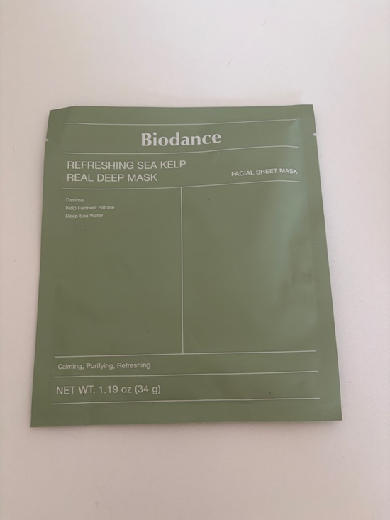 Biodance Other - Sephora Biodance Refreshing Sea Kelp Real Deep Mask - Green Facial Sheet Mask